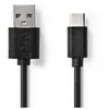 Câble USB - NEDIS - CCGL60601BK10 - USB-A Mâle - USB-C Mâle - 1 m - 480 Mbps