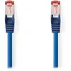 NEDIS Câble Réseau Cat6 Rj45 Male Rj45 Male S/ftp 10.0 M Rond Lszh Bleu Label