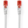 Nedis Cable Reseau Cat6 Rj45 Male Rj45 Male Uutp 300 M Rond Pvc Blanc Label
