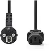 Nedis Câble d'alimentation - IEC C13 - Noir - 2m