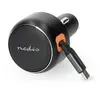Nedis Chargeur allume-cigare 30 W avec câble USB-C rétractable