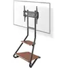 Support TV sur Pied Nedis TVSM6200BK Marron / Noir