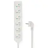 Nedis Multiprise 6 prises (Blanc)