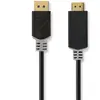 Nedis CCBW37100AT30 câble vidéo et adaptateur 3 m DisplayPort HDMI Noi...