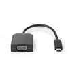 Nedis - Câble Adaptateur usb-c  Type-C  Mâle - vga Femelle 0,2 m Noir