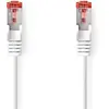 NEDIS - Cordon de raccordement - RJ-45 (M) pour RJ-45 (M) - 5 m - SFTP - CAT 6 - blanc