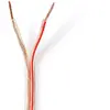 Nedis Câble Haut-Parleur 2 x 2.5 mm² - 25 mètres (Transparent)