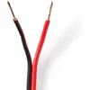 Nedis CAGW0750BK1000 câble audio 100 m Noir, Rouge