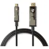 Nedis Ccbg6410bk500 Câble Usb-c M Vers Hdmi Optique Actif 18 Gbit/s 50 M