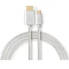Nedis CCTB64655AL20 Adaptateur Graphique USB 3840 x 2160 Pixels Aluminium