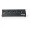 NEDIS Hub USB 8 port(s) QC3.0 / USB 3.2 Gen1 Alimentation secteur TU
