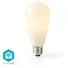NEDIS Ampoule LED Intelligente Wi-Fi - E27 - ST64 - 5 W - 500 lm - Blanc