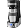 Nedis - cafetière 1 tasse mug de voyage à double paroi 0,42 l minuteur