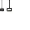 Nedis CCGP60315BK02 câble USB USB 2.0 0,2 m USB A Noir