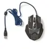 NEDIS GMWD200BK Souris de Jeu Filaire éclairée 2400 DPI 7 Boutons Noir 1,50 m