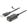 Nedis CCGP60EXTBK50 câble USB USB 2.0 5 m USB A Noir