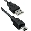 Câble USB 2.0 Nedis USB-A Mâle - USB Mini-B 5 broches mâle 5 m Noir