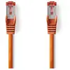 Nedis - Câble Réseau Cat 6 s/ftp RJ45 Mâle - RJ45 Mâle 0,15 m Orange