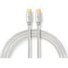Nedis - Câble usb 3.1 (Gen2) Type-C Mâle - Type-C Mâle 1,0 m Aluminium