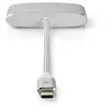 Nedis CCTB64765AL02 câble vidéo et Adaptateur 0,2 m USB Type-C HDMI Argent
