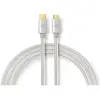 Nedis CCTB60650AL30 câble USB USB 2.0 3 m Micro-USB B USB C Aluminium
