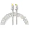 Nedis CCTB60650AL20 câble USB USB 2.0 2 m Micro-USB B USB C Aluminium