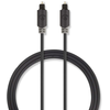Nedis Câble audio optique toslink mâle - toslink mâle 2,0 m anthracite
