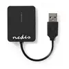 Nedis CRDRU2300BK lecteur de carte mémoire USB 2.0 Interne Noir