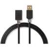 Nedis CCBW60010AT20 câble USB USB 2.0 2 m USB A Anthracite