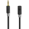 Nedis Càble Audio Stéréo | 3,5 mm Màle - 3,5 mm Femelle | 3,0 m | Anthracite ALPEXE-726