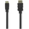 Câble HDMI NEDIS - HDMI avec câble Ethernet rond - 1.5m - Noir