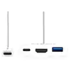 NEDIS Hub USB-C vers USB, USB-C et HDMI
