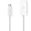Adaptateur réseau NEDIS CCGP64950WT02 USB-C Gigabit Ethernet 0,2 m blanc