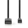 Nedis - Câble HDMI avec Ethernet - HDMI mâle pour HDMI micro mâle - 2 ...