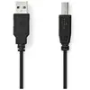 Nedis CCGB60100BK20 câble USB USB 2.0 2 m USB A USB B Noir