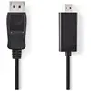 Nedis Cable DisplayPort vers HDMI - 2m - Noir