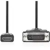 NEDIS Câble hdmi vers dvi Connecteur hdmi - dvi-d Mâle à 24 + 1 Broches 2,0 m Noir