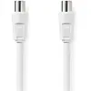 Nedis Câble coaxial 90 db cei (coaxial) mâle - cei (coaxial) femelle 25 m blanc