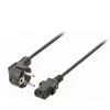 Nedis - Power Cable - Schuko Male Angled - IEC-320-C13 - 3.0 m - Noir