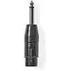 Nedis Adaptateur XLR Mono - Femelle 3 broches XLR - Mâle 6,35 mm - Noir