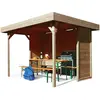 Solid Kiosque en bois "Regensburg" - 6 m² - 3.44 x 2.59 x 2.23 m - 19 mm