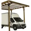 Solid Carport Camping-Car Bois "Modular Carport" - 4.06 X 5.06 M