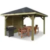 Solid Kiosque En Bois "pavilion" - 8.64 M² - 3.47 X 3.47 X 1.93 M TU