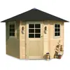 Solid Abri de Jardin Maisonnette Chalet de Jardin Kiosque Nancy