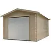Solid Garage bois 'Traditional' - 18.19 m² - 3.58 x 5.08 x 2.82 m - 28 mm