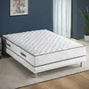 Ensemble matelas + sommier 140 x 190 cm - 580 Ressorts ensachés - 7 z...