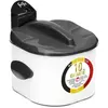 Friteuse Zone Froide - FRIFRI - Ronde - 3200W - 4L - Entretien Facile
