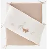 Noukie's Tour De Lit Popsie Gigi & Louli En Veloudoux® Blanc