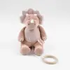 Peluche mini musicale - NOUKIE'S - Popsie - Rose - 25 cm - Pour bébé dès la naissance