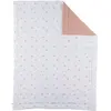 Fleurs d'autan Couverture bébé mousseline Rose